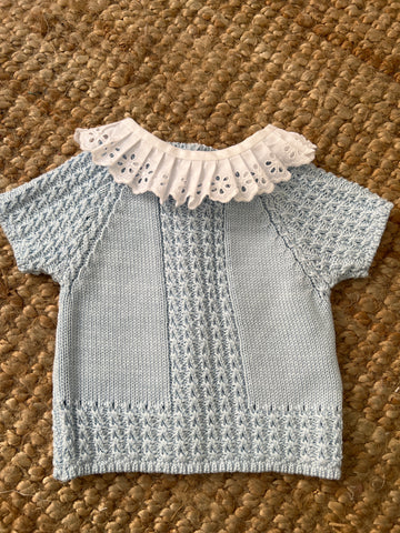 JERSEY OCHITOS CELESTE MANGA CORTA
