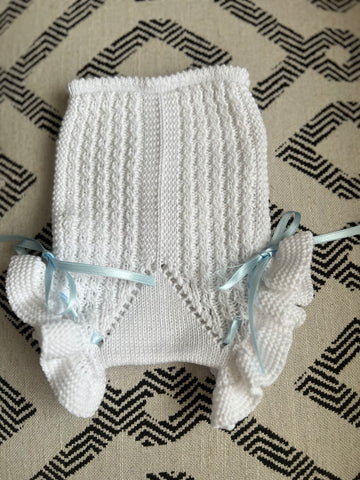CUBRE BLANCO CON VOLANTITO