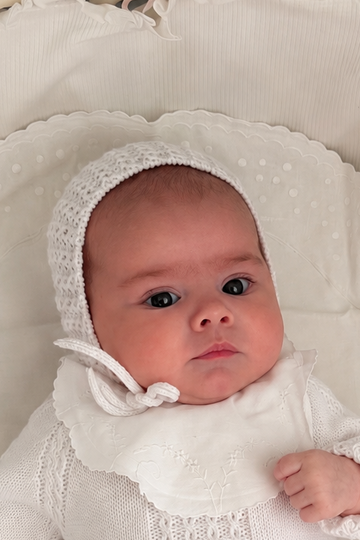 GORRO OCHOS BLANCO LANA
