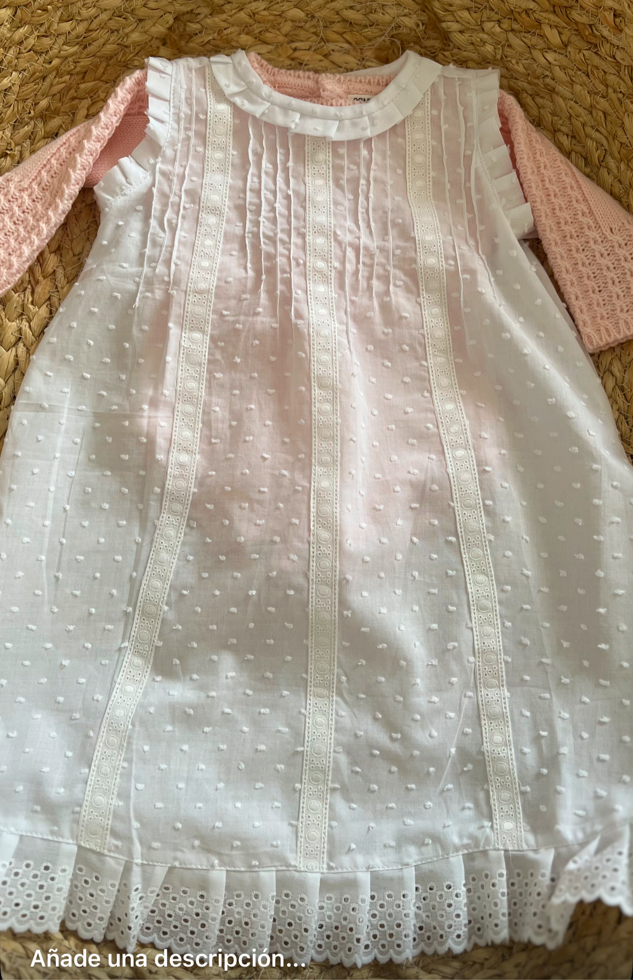 FALDÓN PLUMETI LAZO ROSA